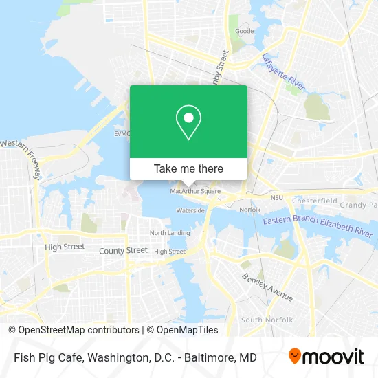 Fish Pig Cafe map