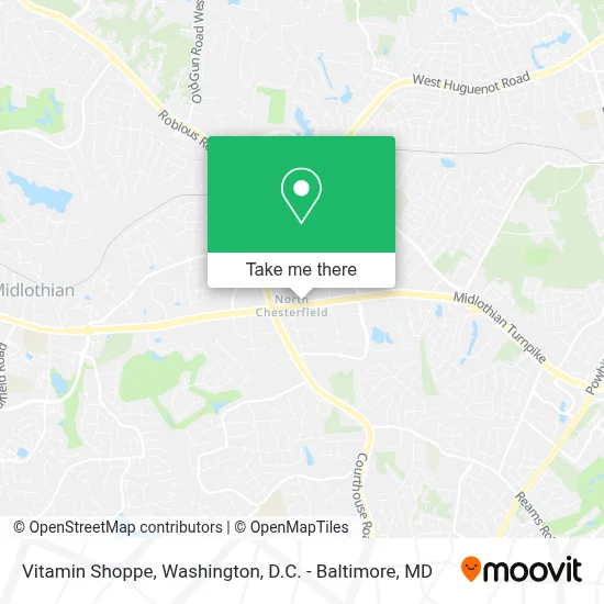 Vitamin Shoppe map