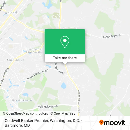Coldwell Banker Premier map