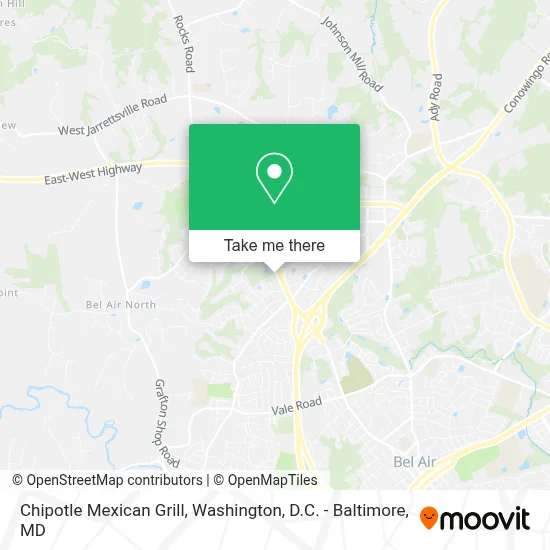 Chipotle Mexican Grill map