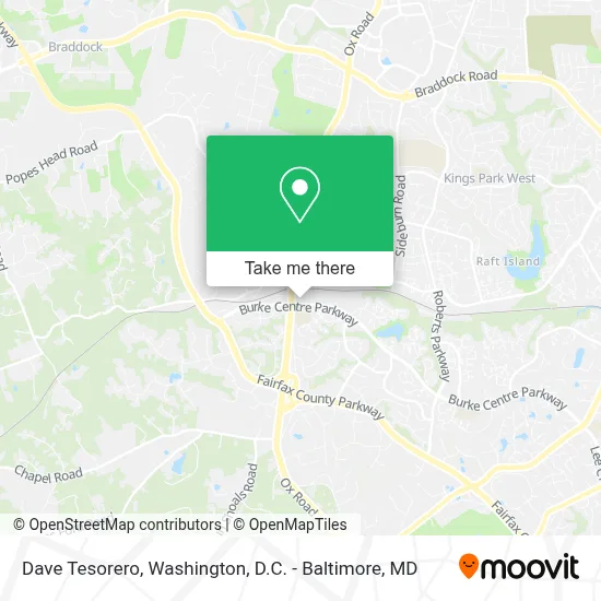 Dave Tesorero map