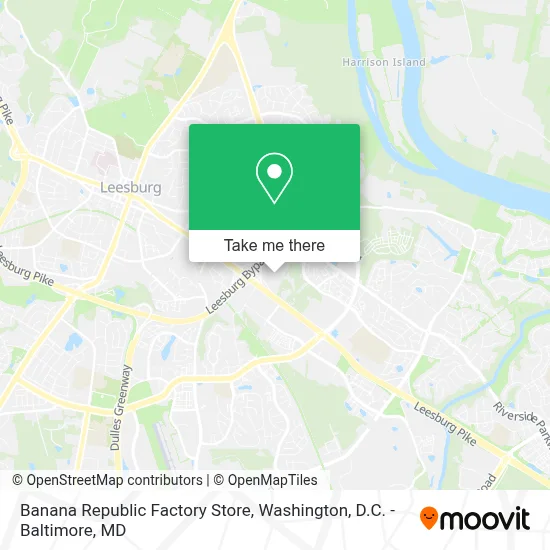 Banana Republic Factory Store map