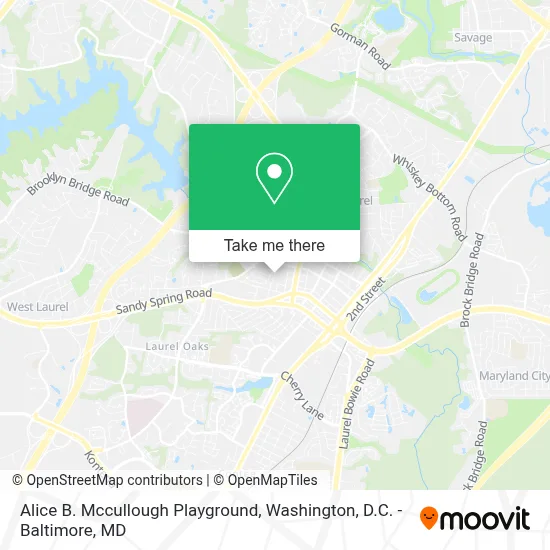 Alice B. Mccullough Playground map