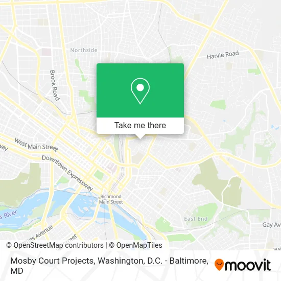Mosby Court Projects map