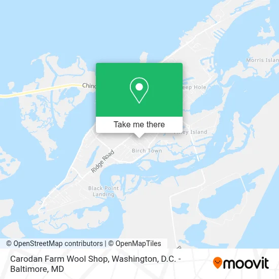 Carodan Farm Wool Shop map
