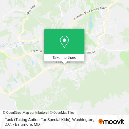 Task (Taking Action For Special Kids) map