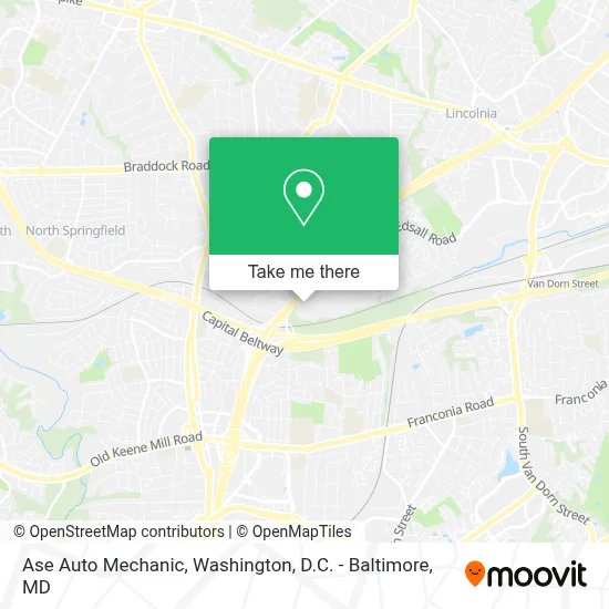 Ase Auto Mechanic map