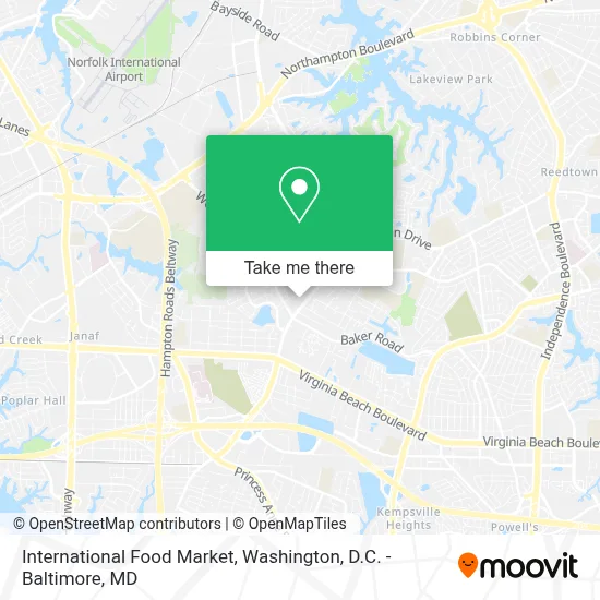 International Food Market map