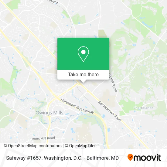 Safeway #1657 map