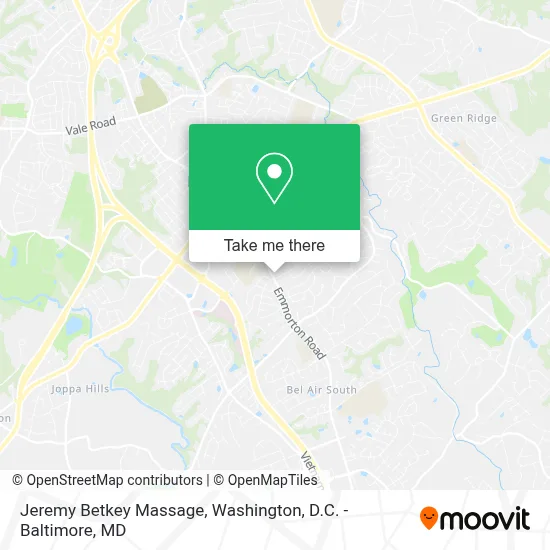 Jeremy Betkey Massage map
