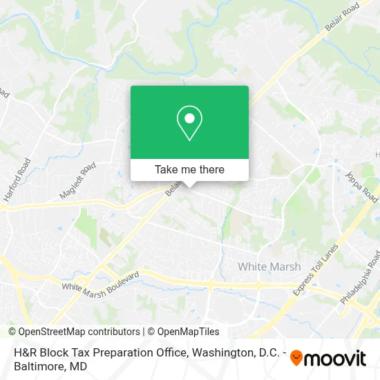 H&R Block Tax Preparation Office map