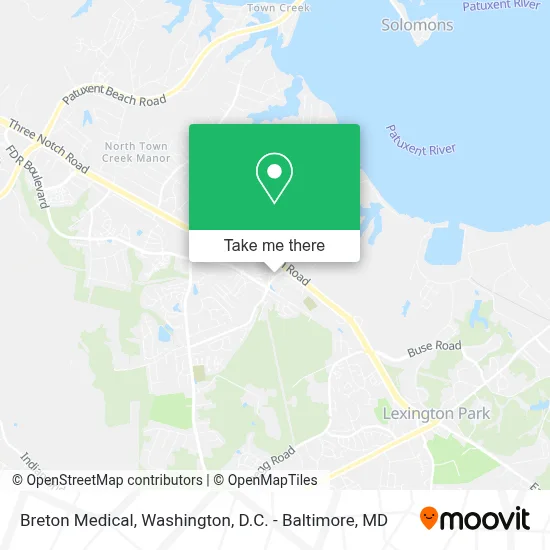 Breton Medical map