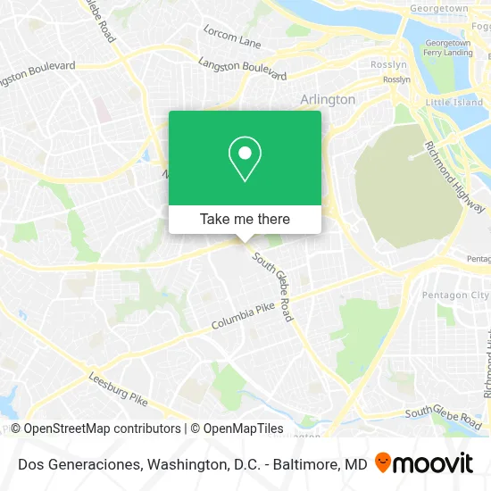 Dos Generaciones map