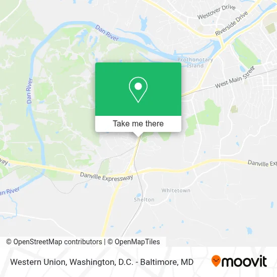 Western Union map