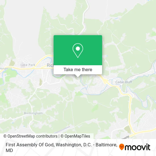 First Assembly Of God map