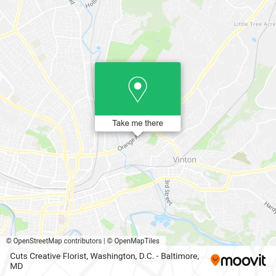 Cuts Creative Florist map