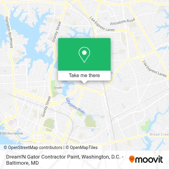 Dream'N Gator Contractor Paint map