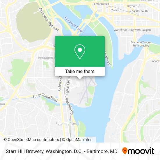 Starr Hill Brewery map