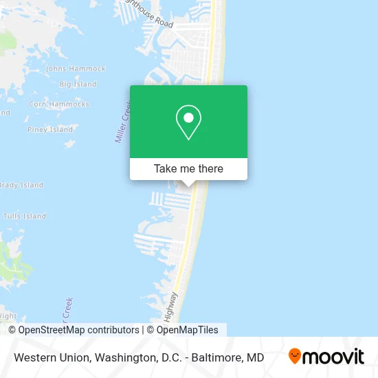 Western Union map