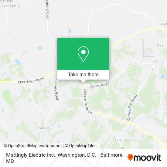 Mattingly Electric Inc. map