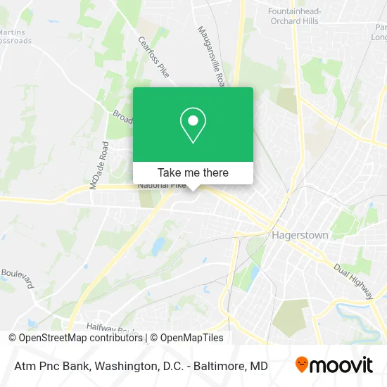 Atm Pnc Bank map