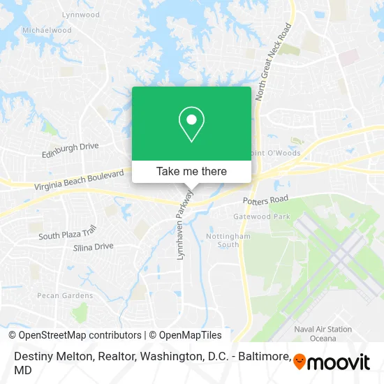 Destiny Melton, Realtor map