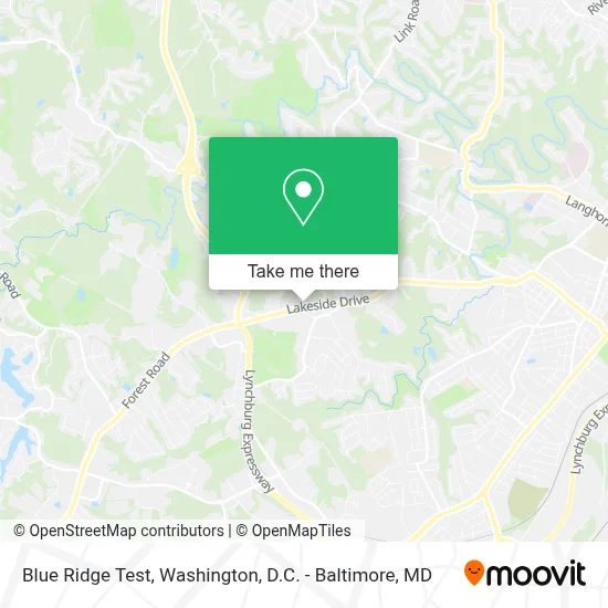 Blue Ridge Test map