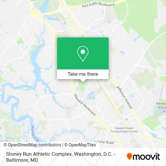 Stoney Run Athletic Complex map