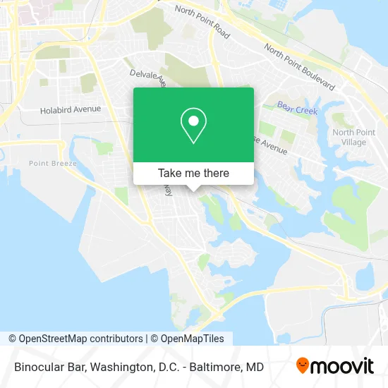 Binocular Bar map
