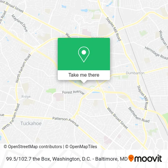 99.5/102.7 the Box map