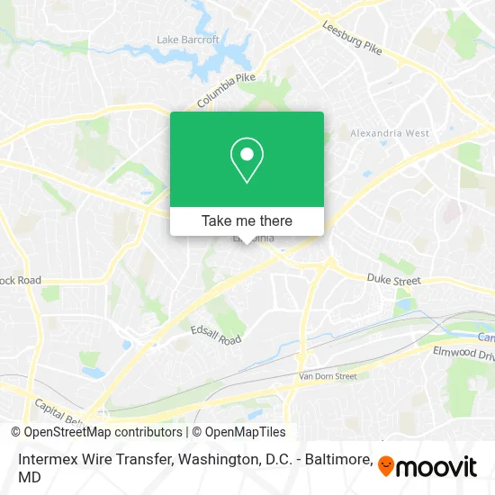 Intermex Wire Transfer map