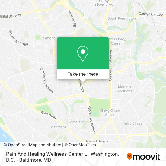 Pain And Healing Wellness Center Ll map