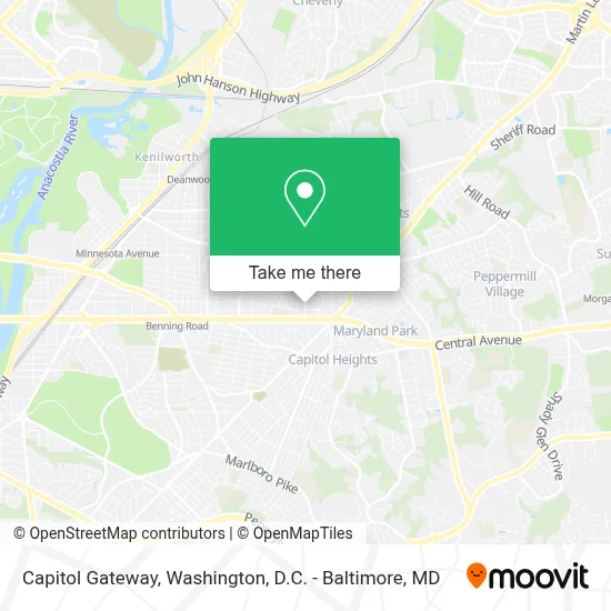 Capitol Gateway map