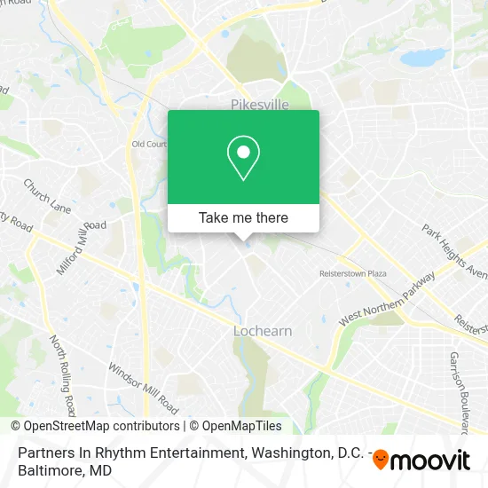 Partners In Rhythm Entertainment map