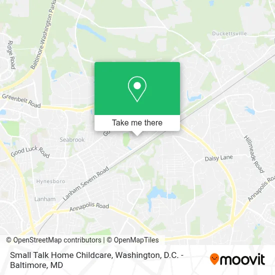 Small Talk Home Childcare map