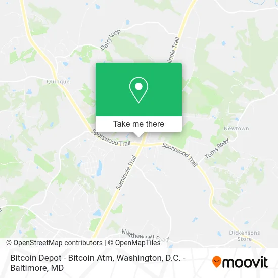 Bitcoin Depot - Bitcoin Atm map
