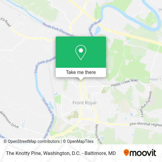 The Knotty Pine map