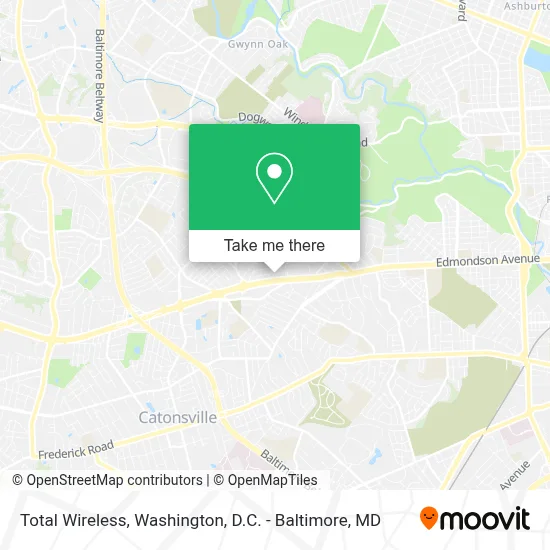 Total Wireless map
