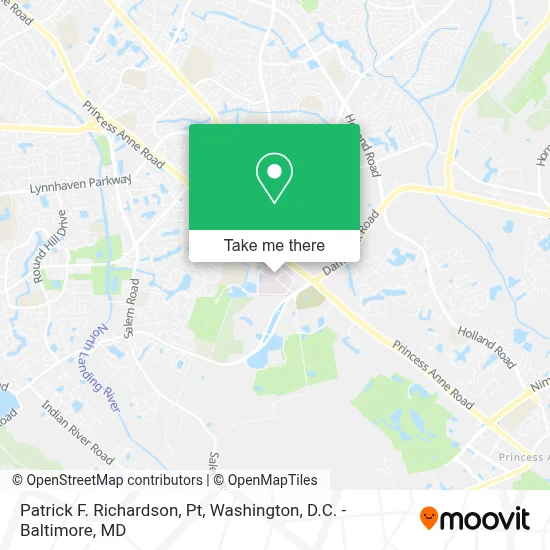 Patrick F. Richardson, Pt map