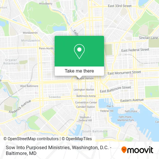 Sow Into Purposed Ministries map