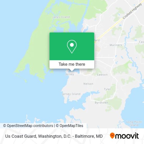 Us Coast Guard map