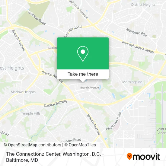 The Connextionz Center map