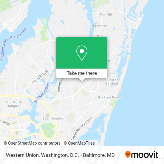 Western Union map