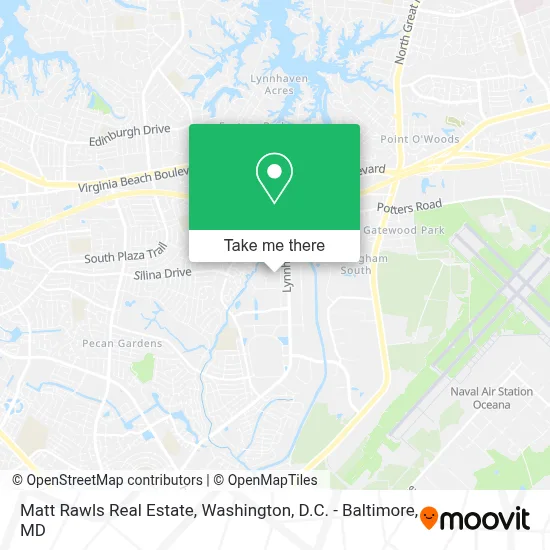 Matt Rawls Real Estate map