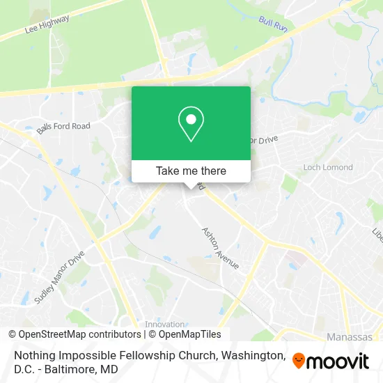 Nothing Impossible Fellowship Church map