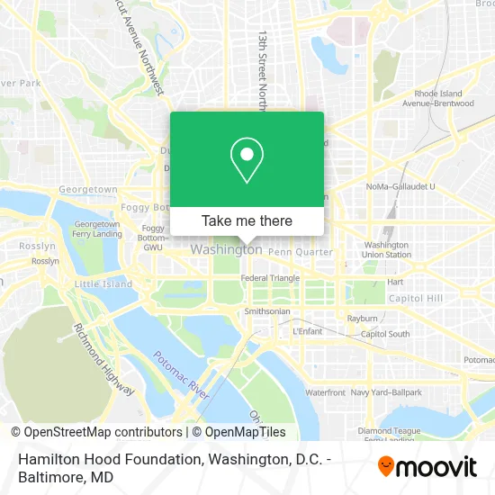 Hamilton Hood Foundation map