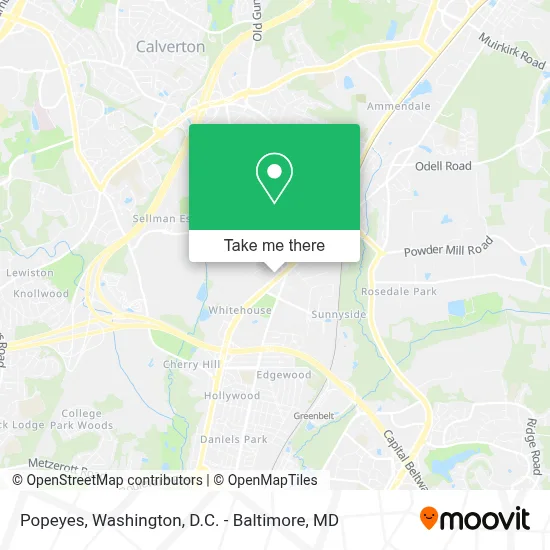 Popeyes map