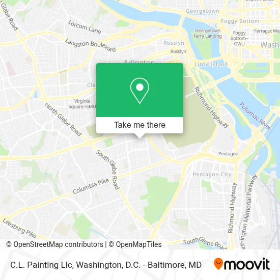 C.L. Painting Llc map