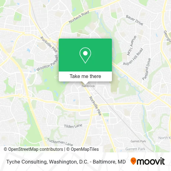 Tyche Consulting map