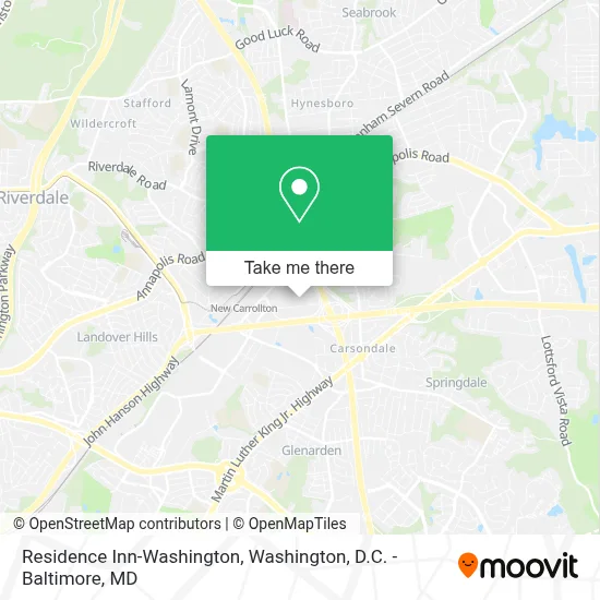 Residence Inn-Washington map